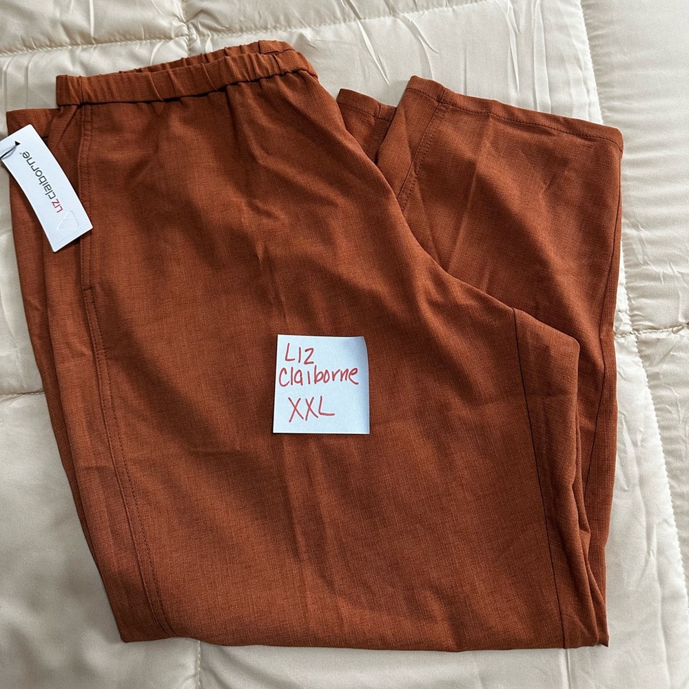 Liz Claiborne Terracotta Pants XXL